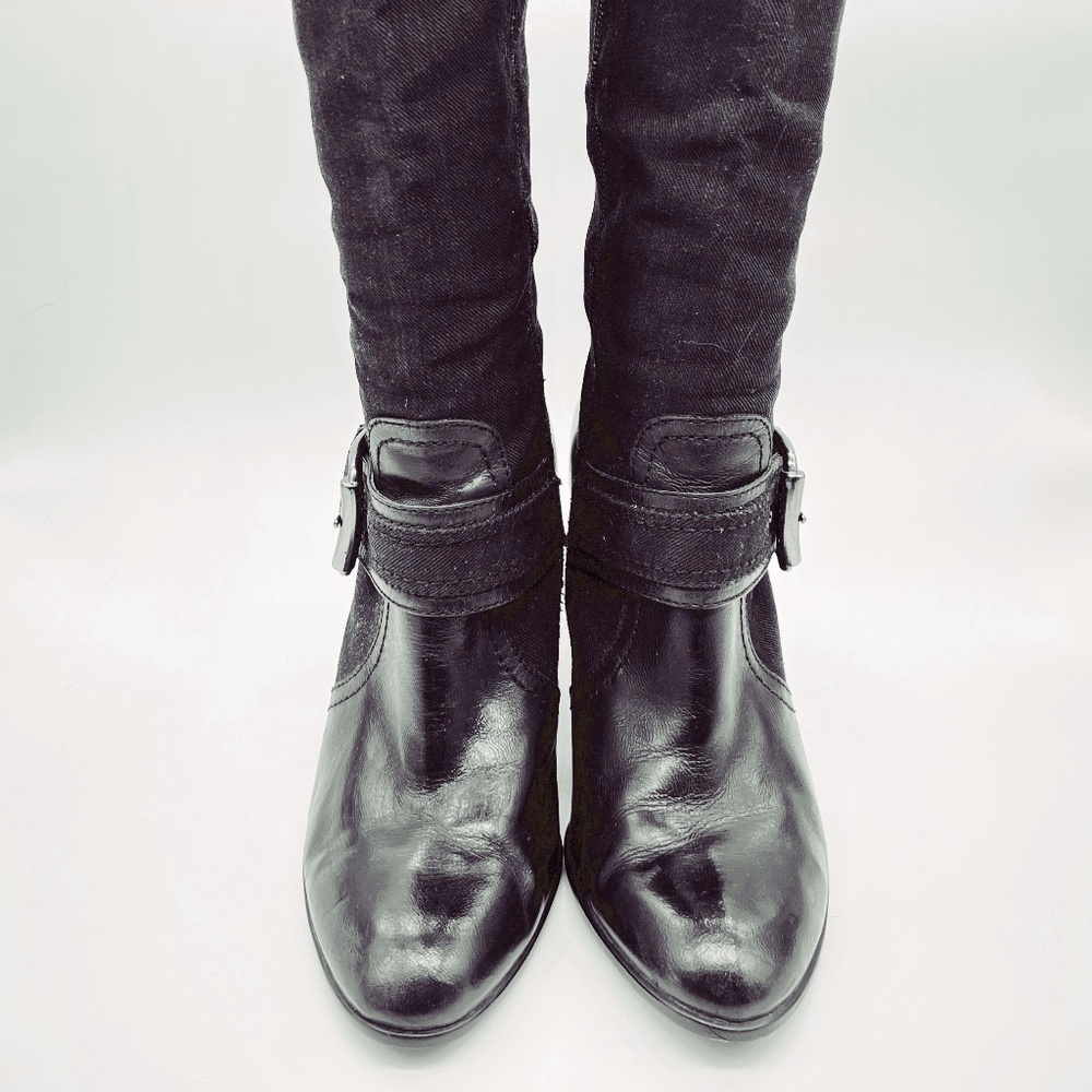 Replay black boots; vintage.